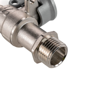 Water Butt Brass Kit 3/4" with Lever Tap Hose Barb and Side Lock and Drill Bit - Best4Trade-Retail Garden watering