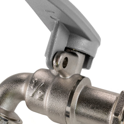 Water Butt Kit 1/2" with Lever Tap Hose Barb and Side Lock and Drill Bit - Best4Trade-Retail Garden watering