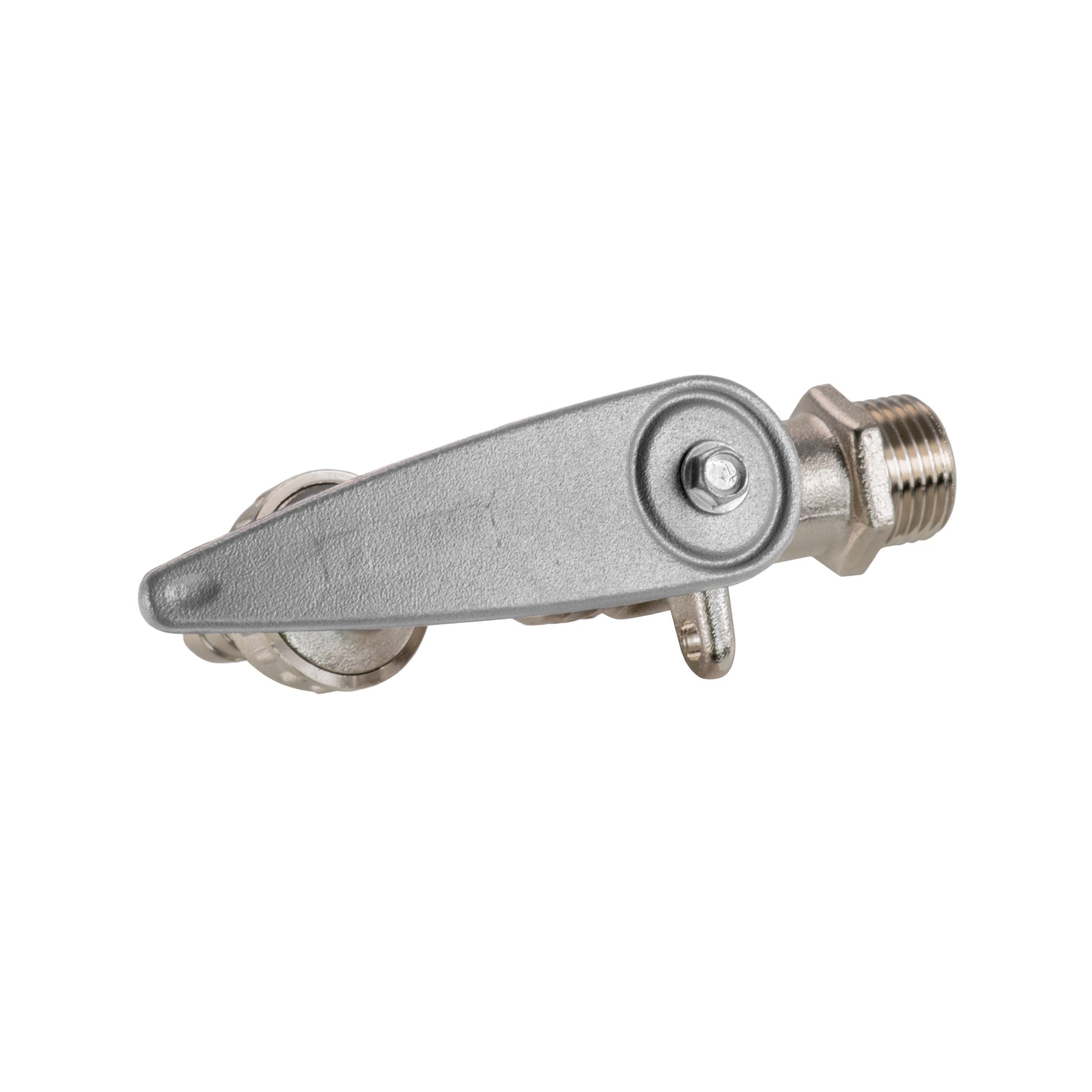 Water Butt Brass Kit 3/4" with Lever Tap Hose Barb and Side Lock and Drill Bit - Best4Trade-Retail Garden watering