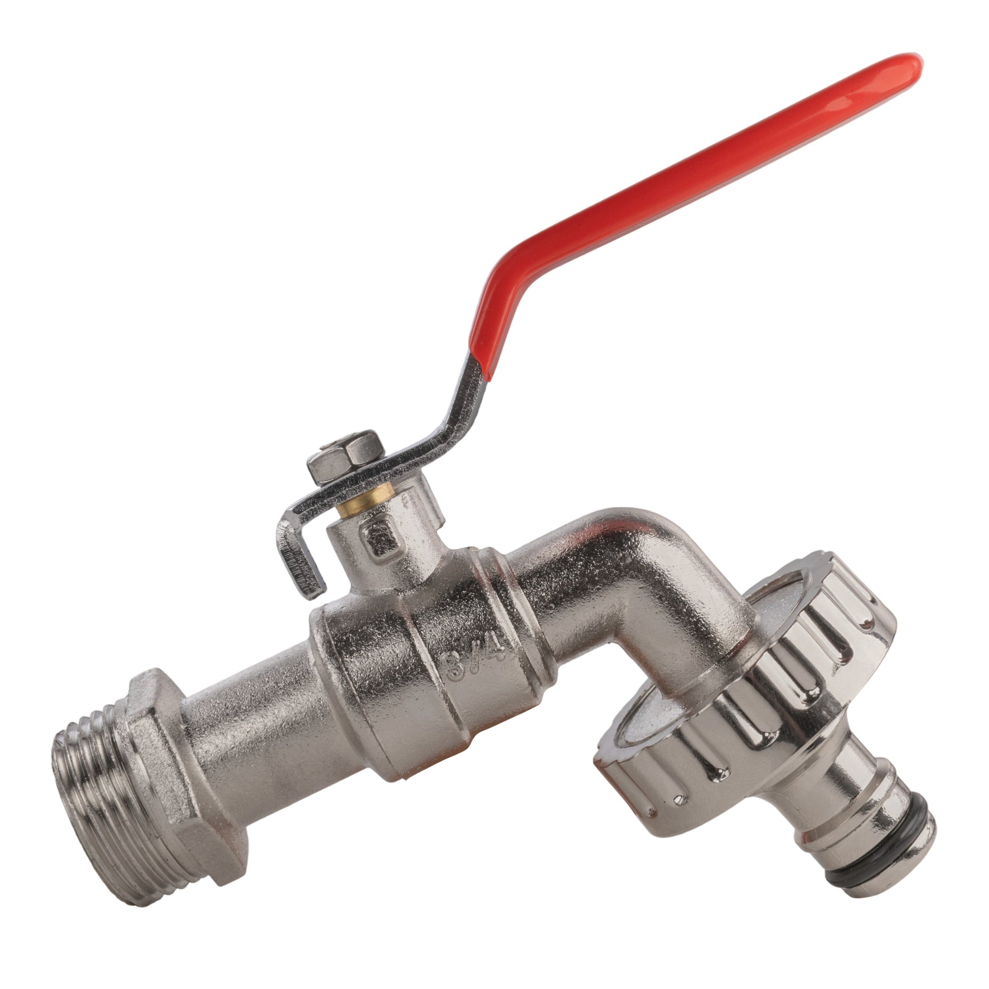 Wall Flange Kit 25mm MDPE + Quick Connect Lever Tap - Best4Trade-Retail Tech Hose & Fittings