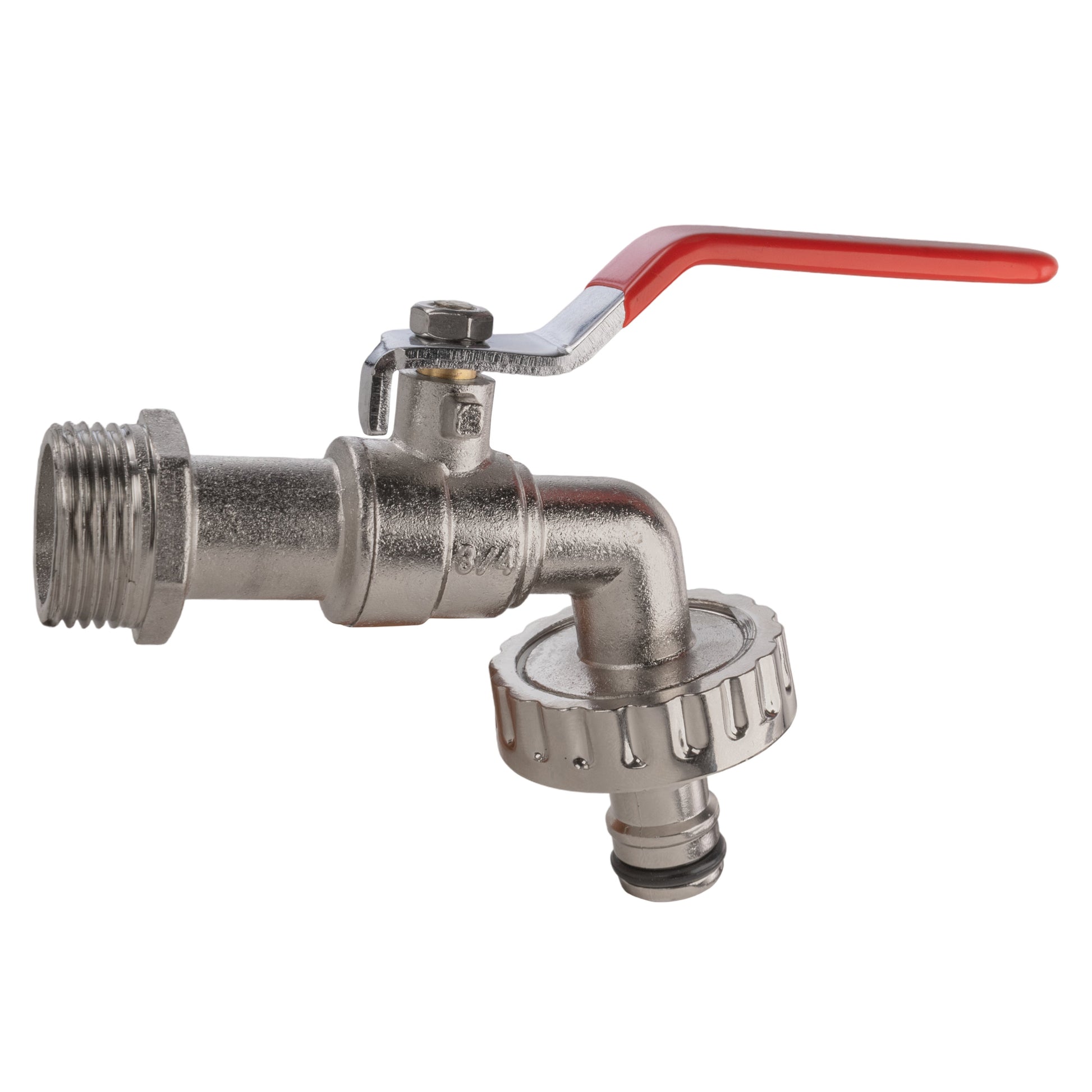 Wall Flange Kit 25mm MDPE + Quick Connect Lever Tap - Best4Trade-Retail Tech Hose & Fittings