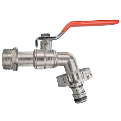 IBC S60x6 M-F Extender Swivel with S60X6 Cap and Quick Connect Lever Tap ¾” BSP - Best4Trade-Retail Garden watering