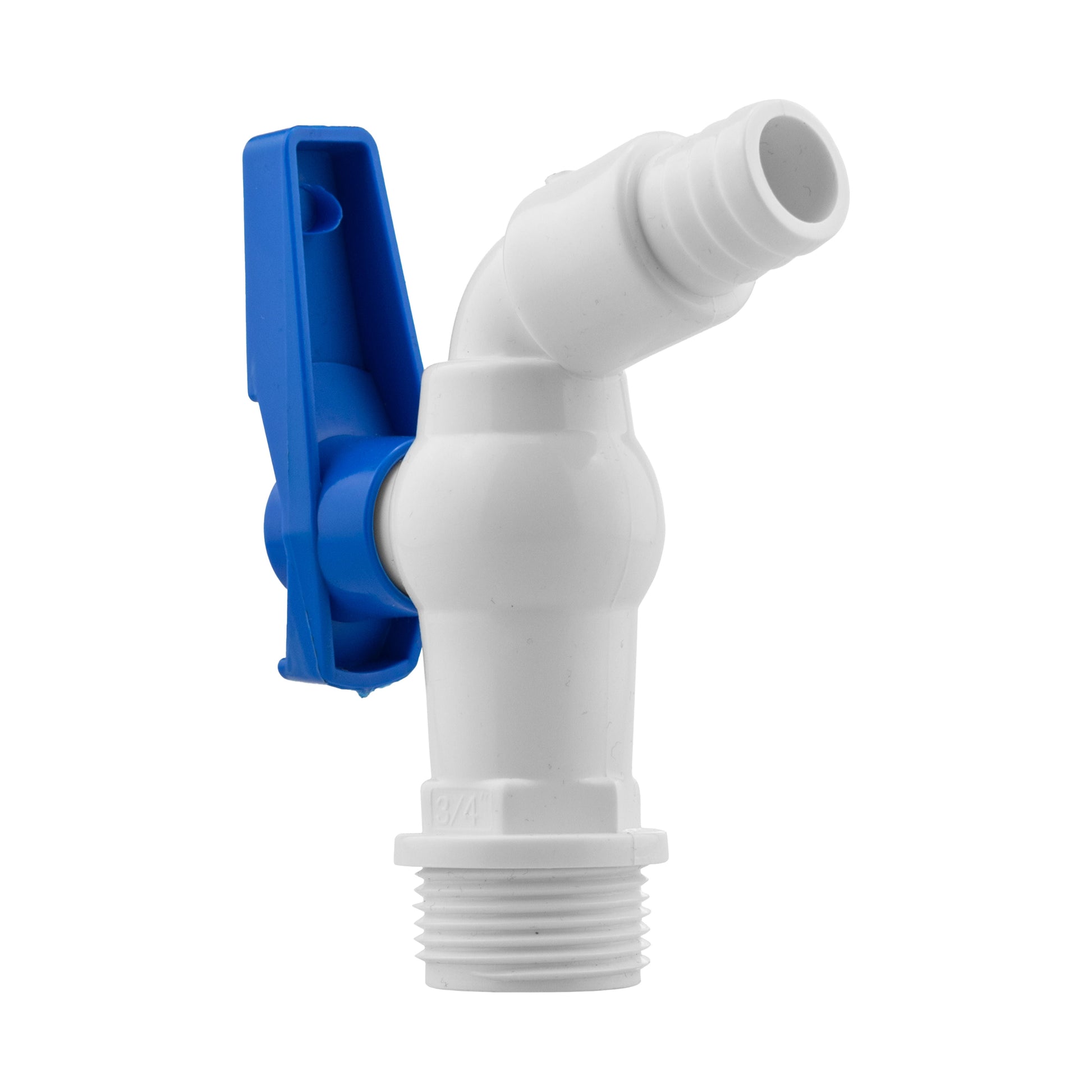 Wall Flange Kit 25mm MDPE + White PVC Tap - Best4Trade-Retail Tech Hose & Fittings