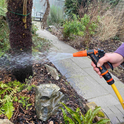 Hose Gun Water Sprayer Adjustable Black Orange - Best4Trade-Retail Garden watering