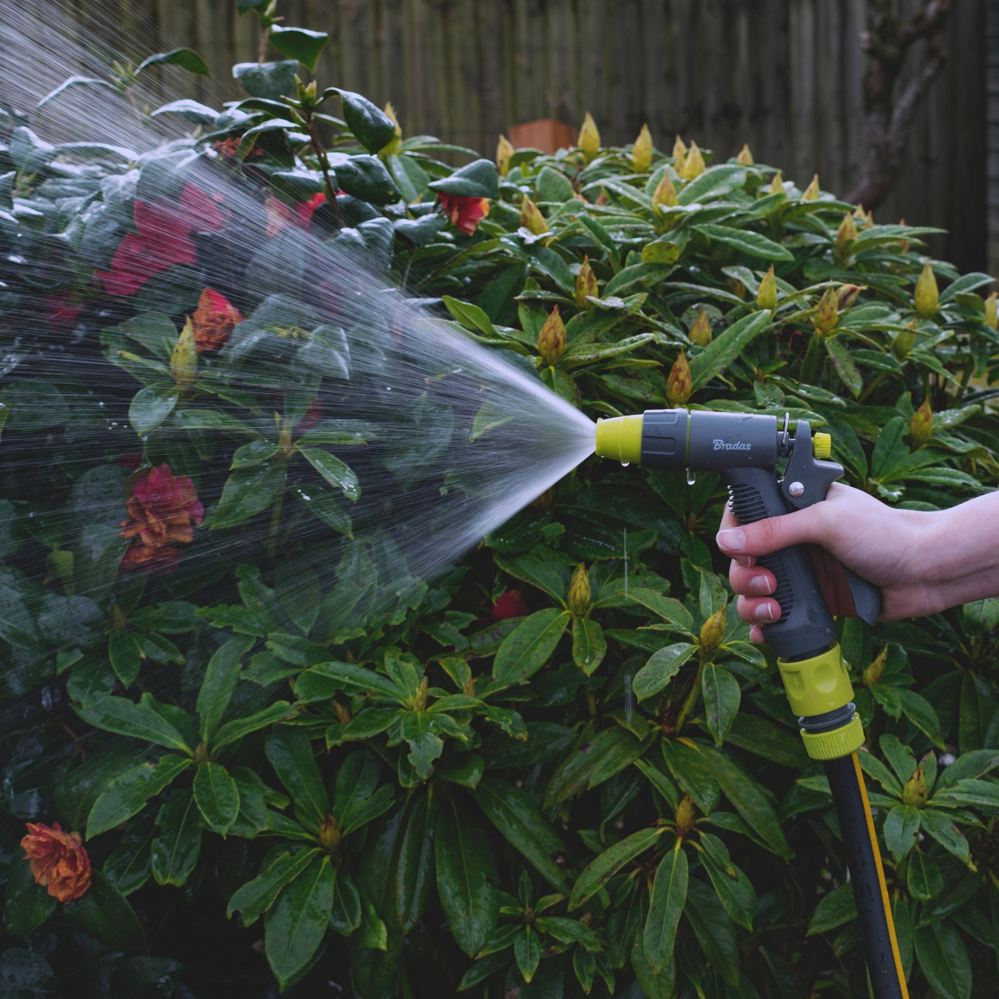 Hose Gun Water Sprayer Adjustable, Lime - Best4Trade-Retail Garden watering