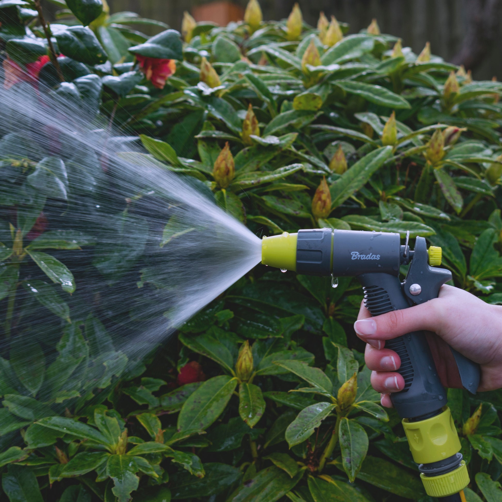 Hose Gun Water Sprayer Adjustable, Lime - Best4Trade-Retail Garden watering