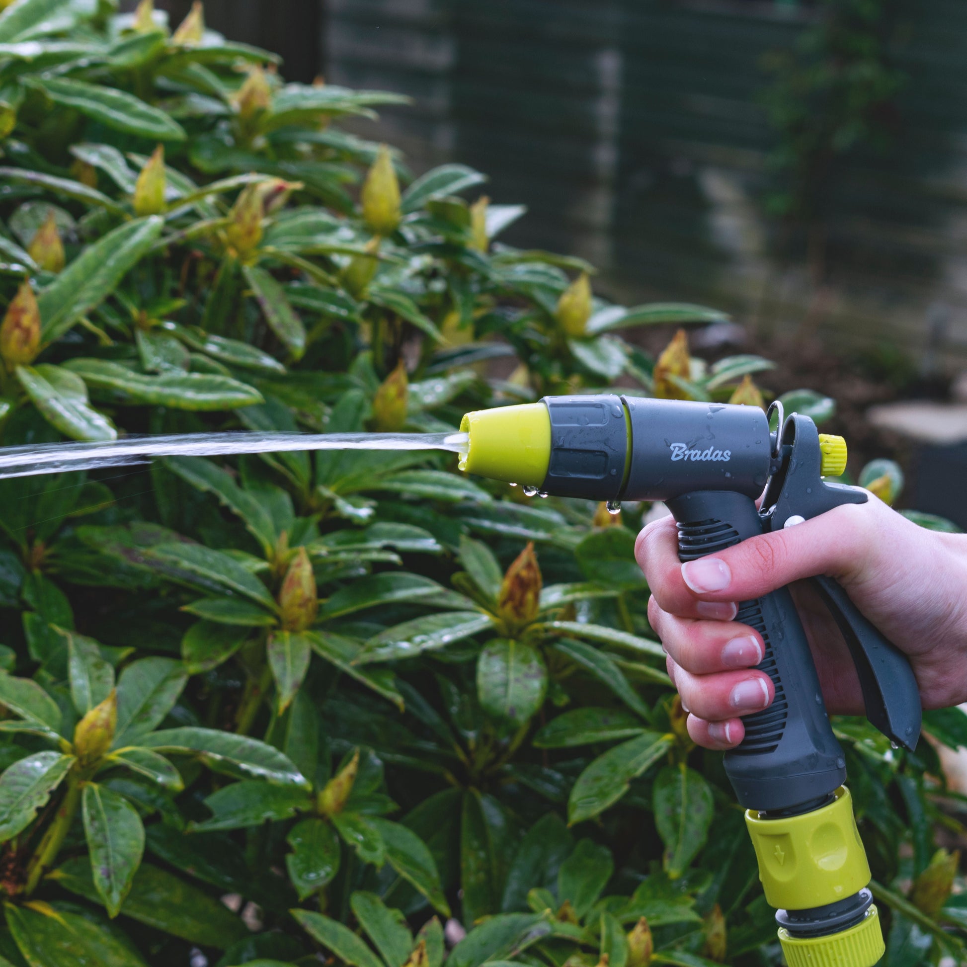Hose Gun Water Sprayer Adjustable, Lime - Best4Trade-Retail Garden watering