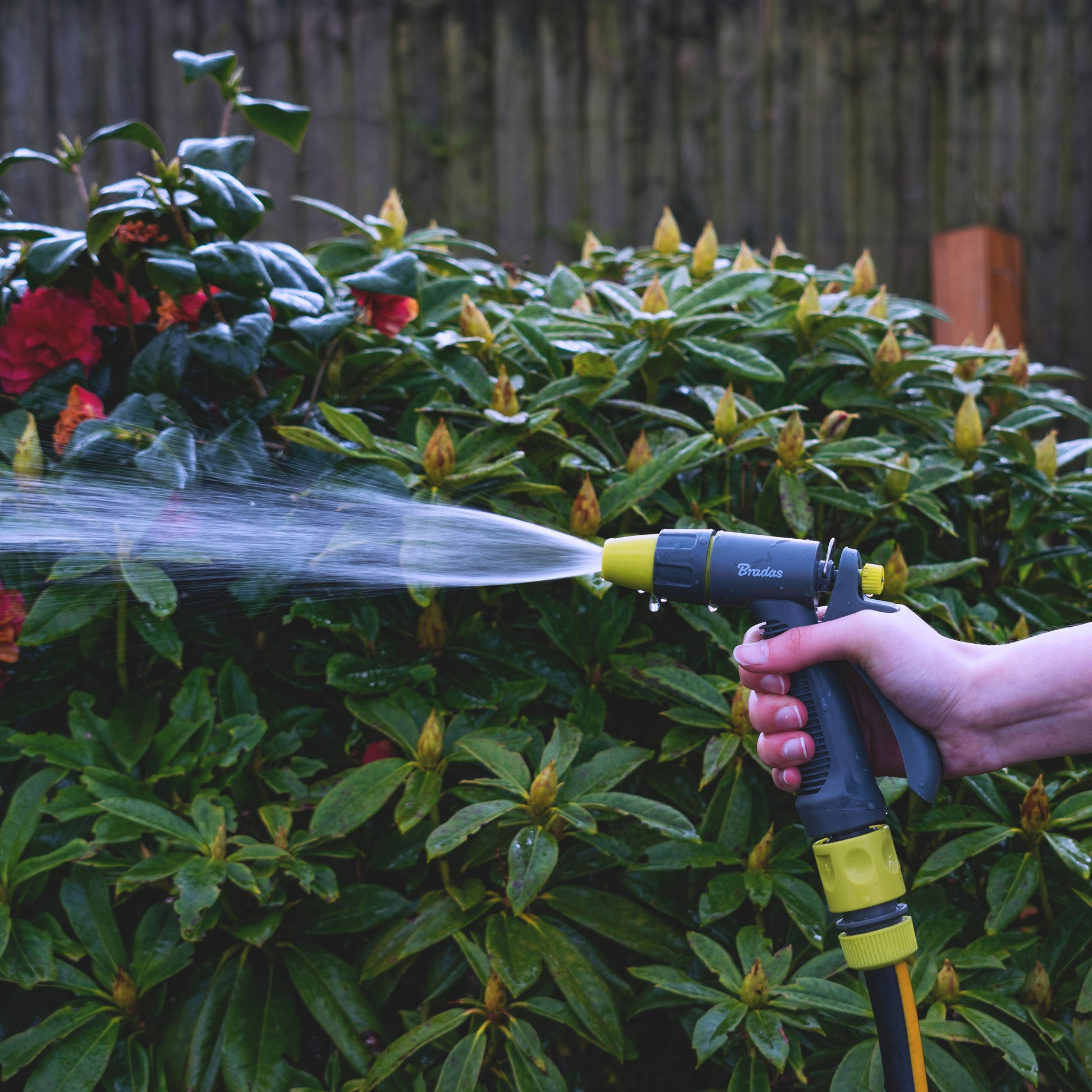 Hose Gun Water Sprayer Adjustable, Lime - Best4Trade-Retail Garden watering