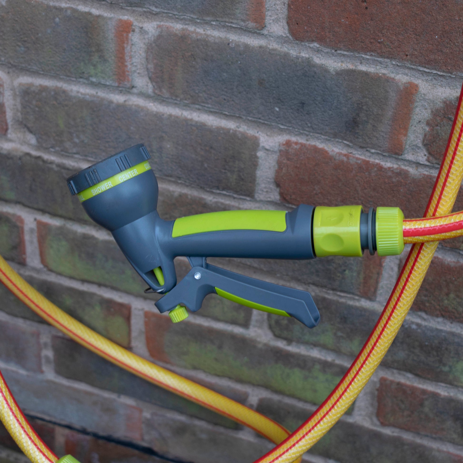 Hose Gun Water Sprayer Multi Adjustable, Lime - Best4Trade-Retail Garden watering