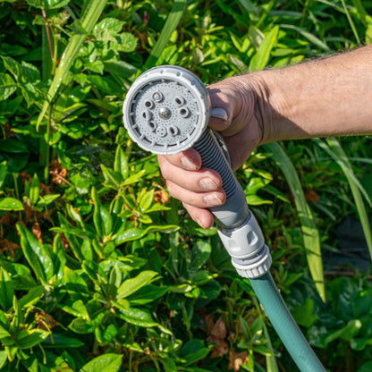 Hose Gun Water Sprayer Multi Pattern Adjustable, Gray/White - Best4Trade-Retail Garden watering