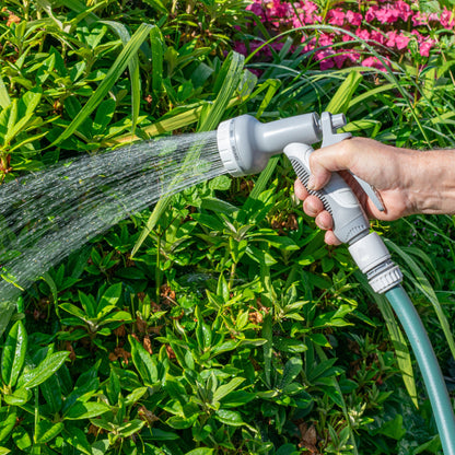 Hose Gun Water Sprayer Multi Pattern Adjustable, Gray/White - Best4Trade-Retail Garden watering