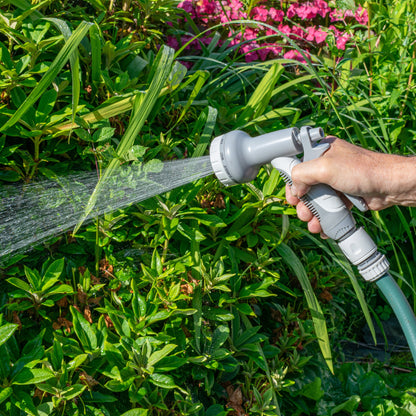 Hose Gun Water Sprayer Multi Pattern Adjustable, Gray/White - Best4Trade-Retail Garden watering