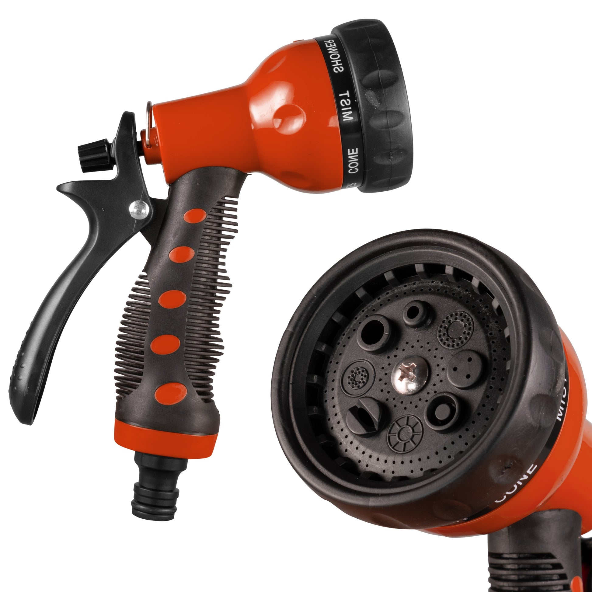 Hose Gun Water Sprayer 8-Pattern Adjustable, Cost Wise Orange - Best4Trade-Retail Garden watering