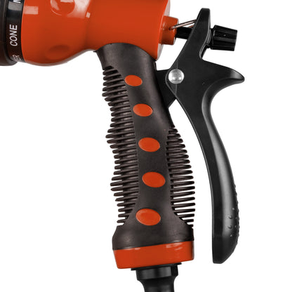 Hose Gun Water Sprayer 8-Pattern Adjustable, Cost Wise Orange - Best4Trade-Retail Garden watering