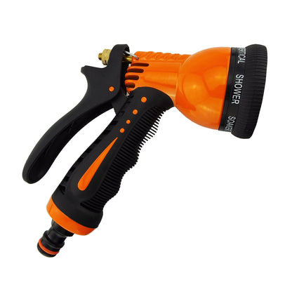 7-Function Garden Hose Sprayer (Black/Orange Zebra) - Best4Trade-Retail Garden watering