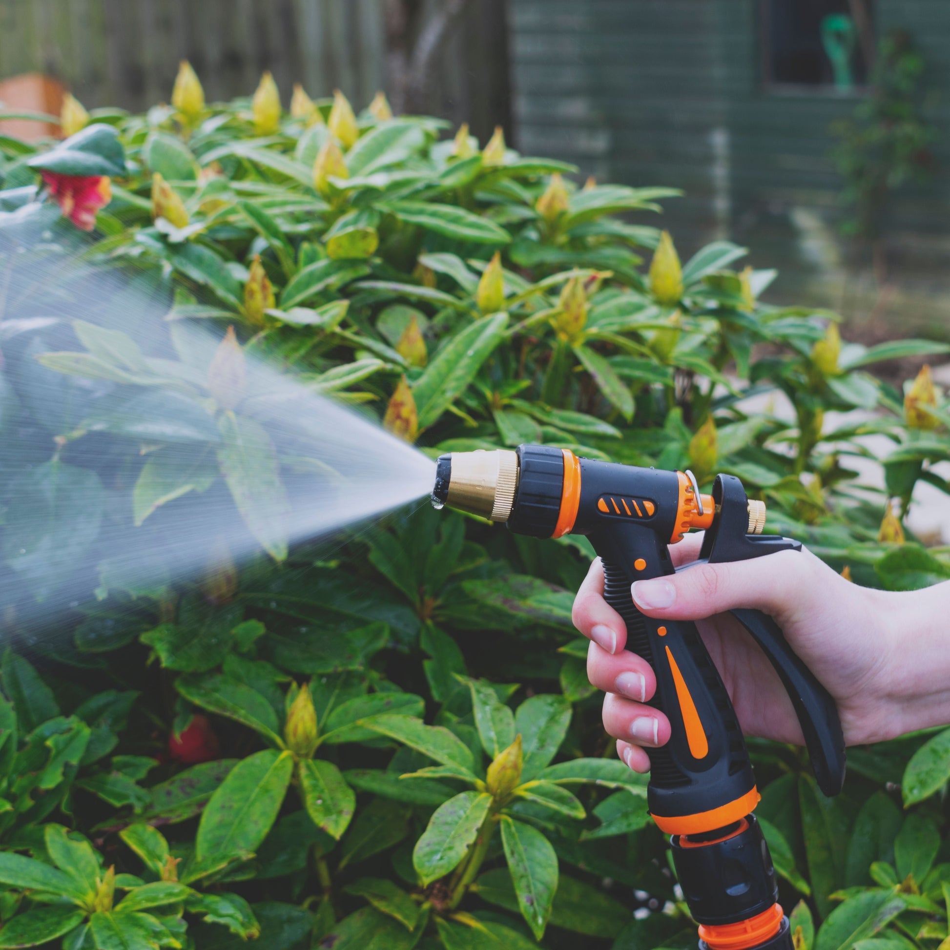 Adjustable Garden Hose Sprayer (Black/Orange Zebra) - Best4Trade-Retail Garden watering