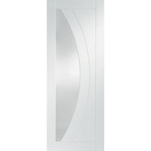 Load image into Gallery viewer, XL Joinery Salerno Internal White Primed Door with Clear Glass - All Sizes - XL Joinery

