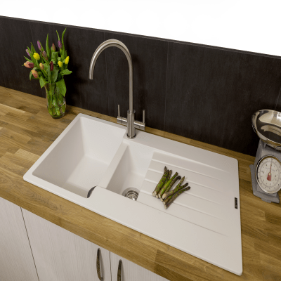 Genesis Brushed Nickel Kitchen Tap - Reginox
