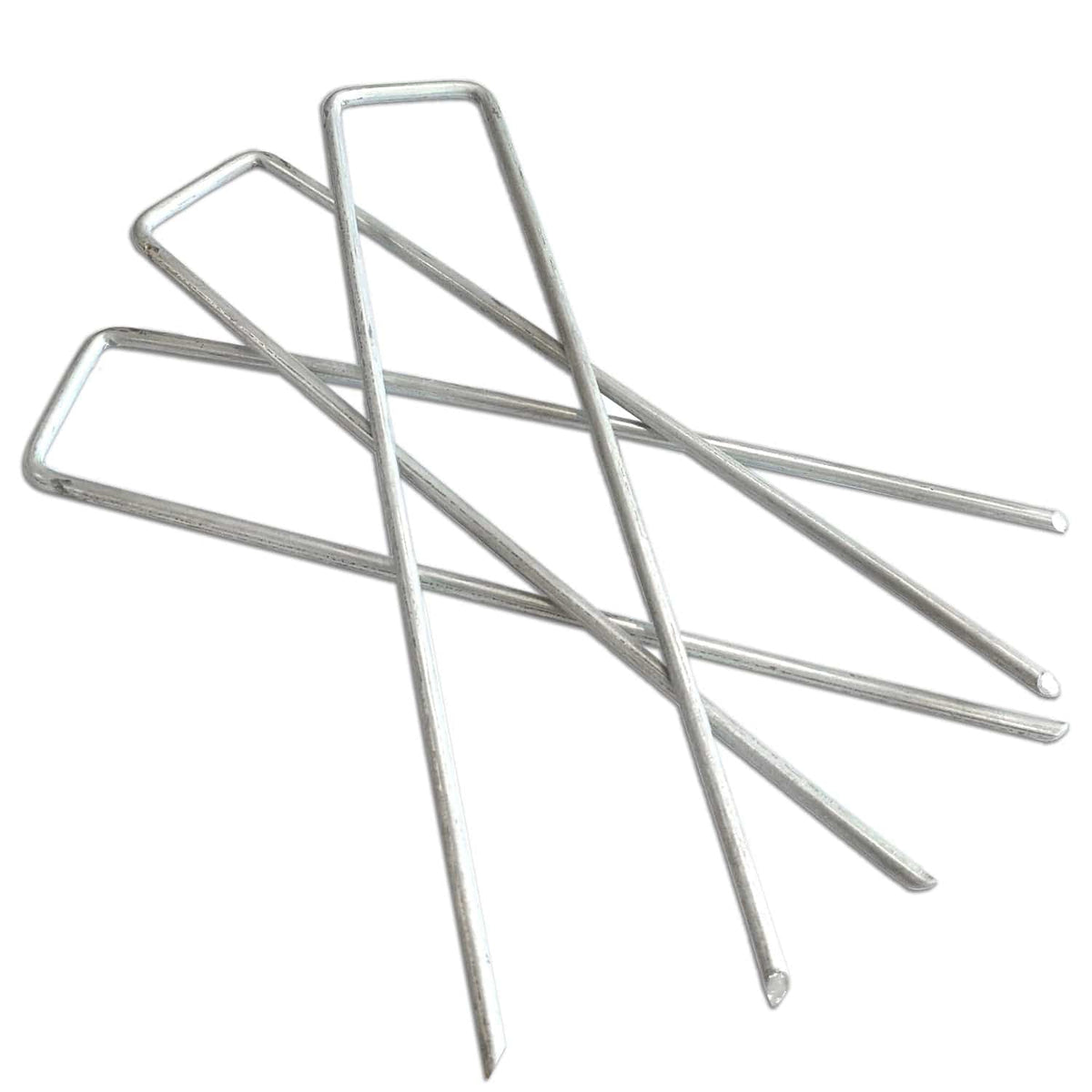 U Shaped Ground Pins for Geotextile & Weed Membranes | Heavy Duty Landscape Fixing Staples - Spudulica