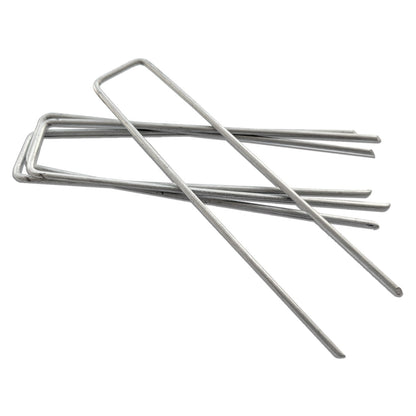 U Shaped Ground Pins for Geotextile & Weed Membranes | Heavy Duty Landscape Fixing Staples
