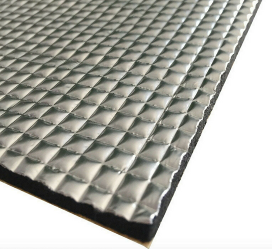 8mm Camper Van Soundproofing Foam Insulation with Aluminium Back, GlassMAT GR