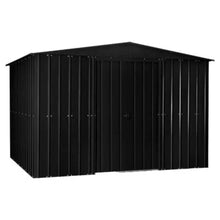 Load image into Gallery viewer, Globel Apex Metal Garden Shed - Anthracite Grey - All sizes - Store More Garden Buildings
