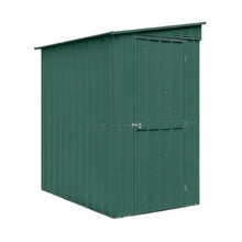 Load image into Gallery viewer, Globel Lean-To Metal Garden Shed - Green - All Sizes - Build4less
