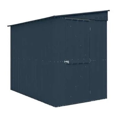 Globel 5ft x 8ft Lean-To Metal Garden Shed - All Colours - Store More Garden Buildings
