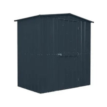 Load image into Gallery viewer, Globel 6ft x 4ft Apex Hinged Single Door Garden Shed - Anthracite Grey - Store More Garden Buildings
