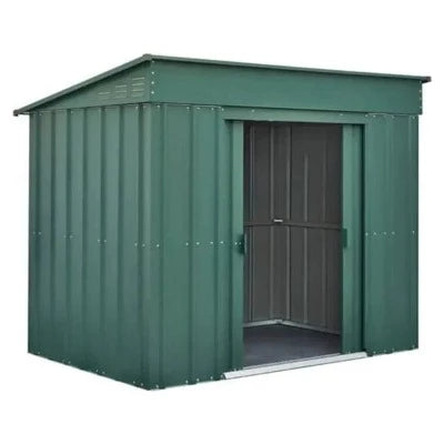 Globel 6ft x 4ft Low Pent Metal Garden Shed - All Colours - Store More Garden Buildings