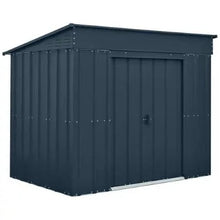 Load image into Gallery viewer, Globel 6ft x 4ft Low Pent Metal Garden Shed - All Colours - Store More Garden Buildings
