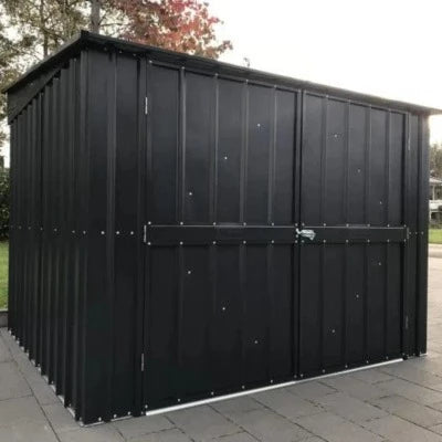 Globel 6ft x 6ft Bicycle Store - Anthracite Grey - Store More Garden Buildings