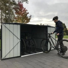 Load image into Gallery viewer, Globel 6ft x 6ft Bicycle Store - Anthracite Grey - Store More Garden Buildings
