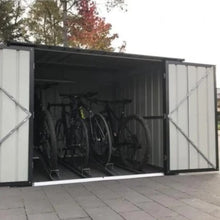 Load image into Gallery viewer, Globel 6ft x 6ft Bicycle Store - Anthracite Grey - Store More Garden Buildings
