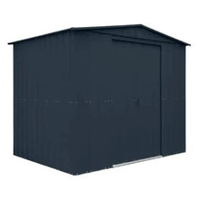 Load image into Gallery viewer, Globel Apex Metal Garden Shed - Grey - All Sizes - Store More Garden Buildings
