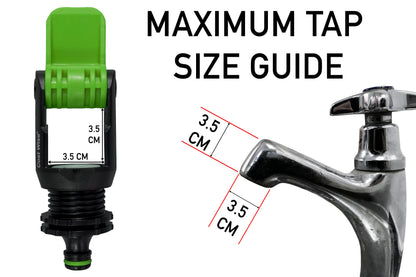 Kitchen Tap Adaptor "Non Branded" Green - Best4Trade-Retail Garden watering