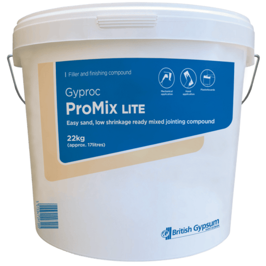 Gyproc ProMix Lite Joint Cement 17L - British Gypsum Building Materials
