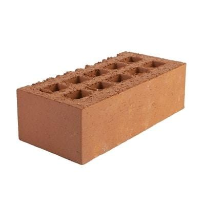 Smooth Red Perforated Class B Engineering Brick 65mm X 215mm X 102mm ...