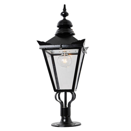Victorian pier light for flat pier caps 1m (H050)