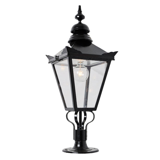 Victorian pier light for flat pier caps 1m (H050)