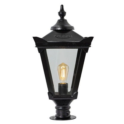 Victorian traditional cast iron pier light for narrow pier caps 0.6m (H053)