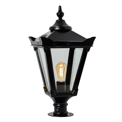 Victorian traditional cast iron pier light for narrow pier caps 0.6m (H053)