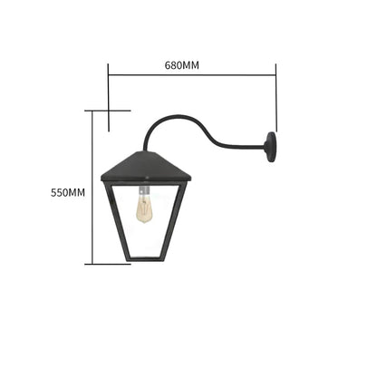 Contemporary barn wall light 0.55m (H062)