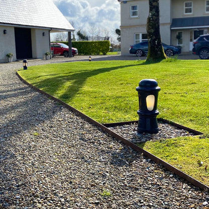 Decorative bollard light in cast iron 0.43m (H195)