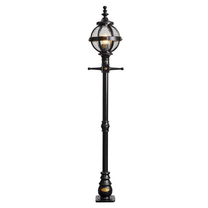 Victorian globe lamp post in cast iron 1.4m (H204)