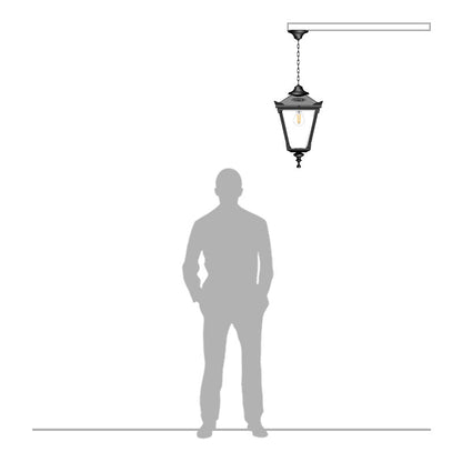 Victorian traditional hanging lantern 0.6m (H022)