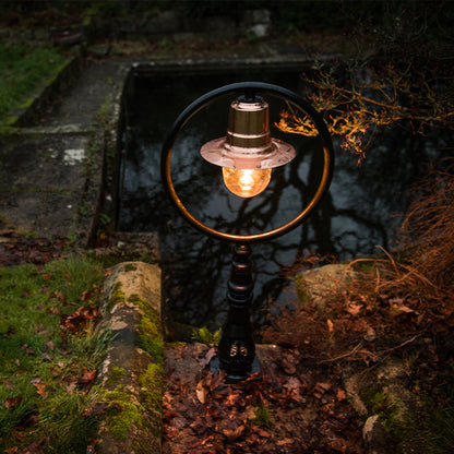 Copper railway style pedestal light in cast iron 1.21m (H308C)