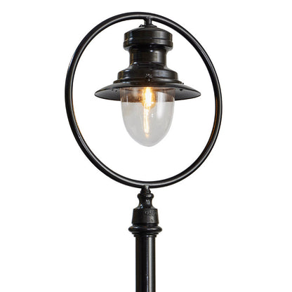 Classic railway style lamp post in cast iron and steel 3.65m (H311)