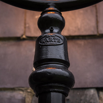 Classic railway style lamp post in cast iron and steel 2.73m (H316)