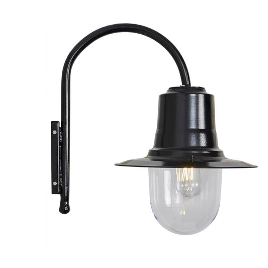 Vintage tear drop wall light in galvanised steel 0.46m (H345)